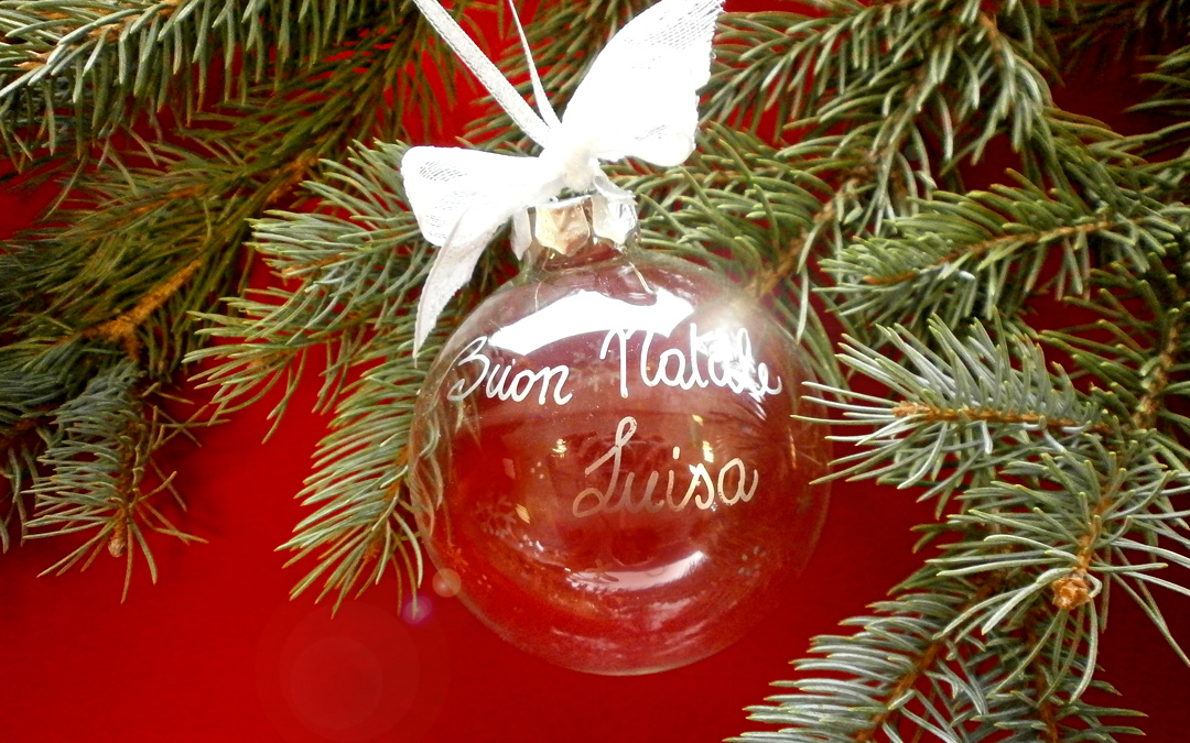 Palline di Natale personalizzate